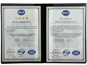 NGV环境管理体系认证证书